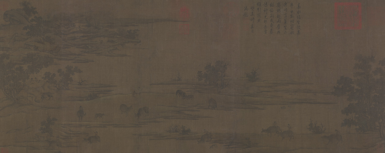 图片[1]-Grazing Atlas of Qixu River and Mountain-China Archive